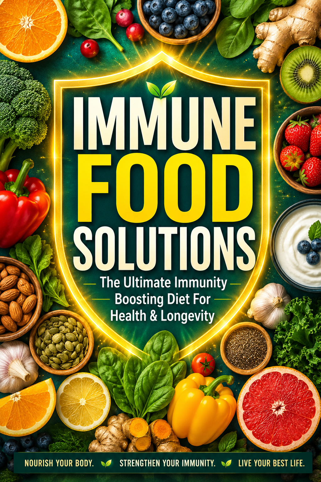 immune food solutions: the ultimate immunity boosting diet for health, wellness, and longevity