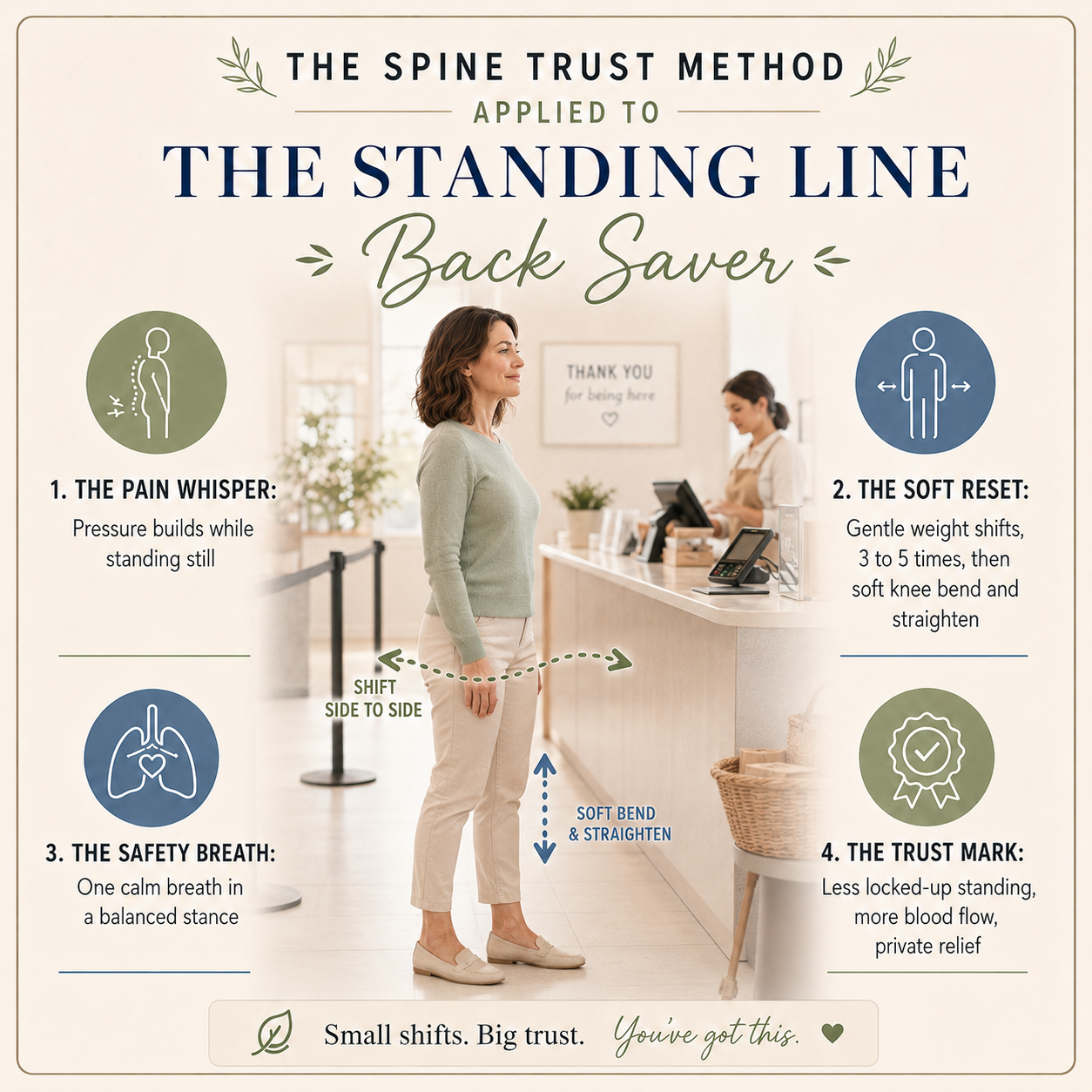 the thirty second spine reset: simple micro actions for chronic lower back pain, gentle mobility, and rebuilding trust in your body