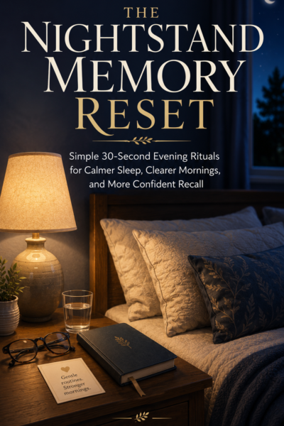 the nightstand memory reset: simple 30 second evening rituals for calmer sleep, clearer mornings, and more confident recall