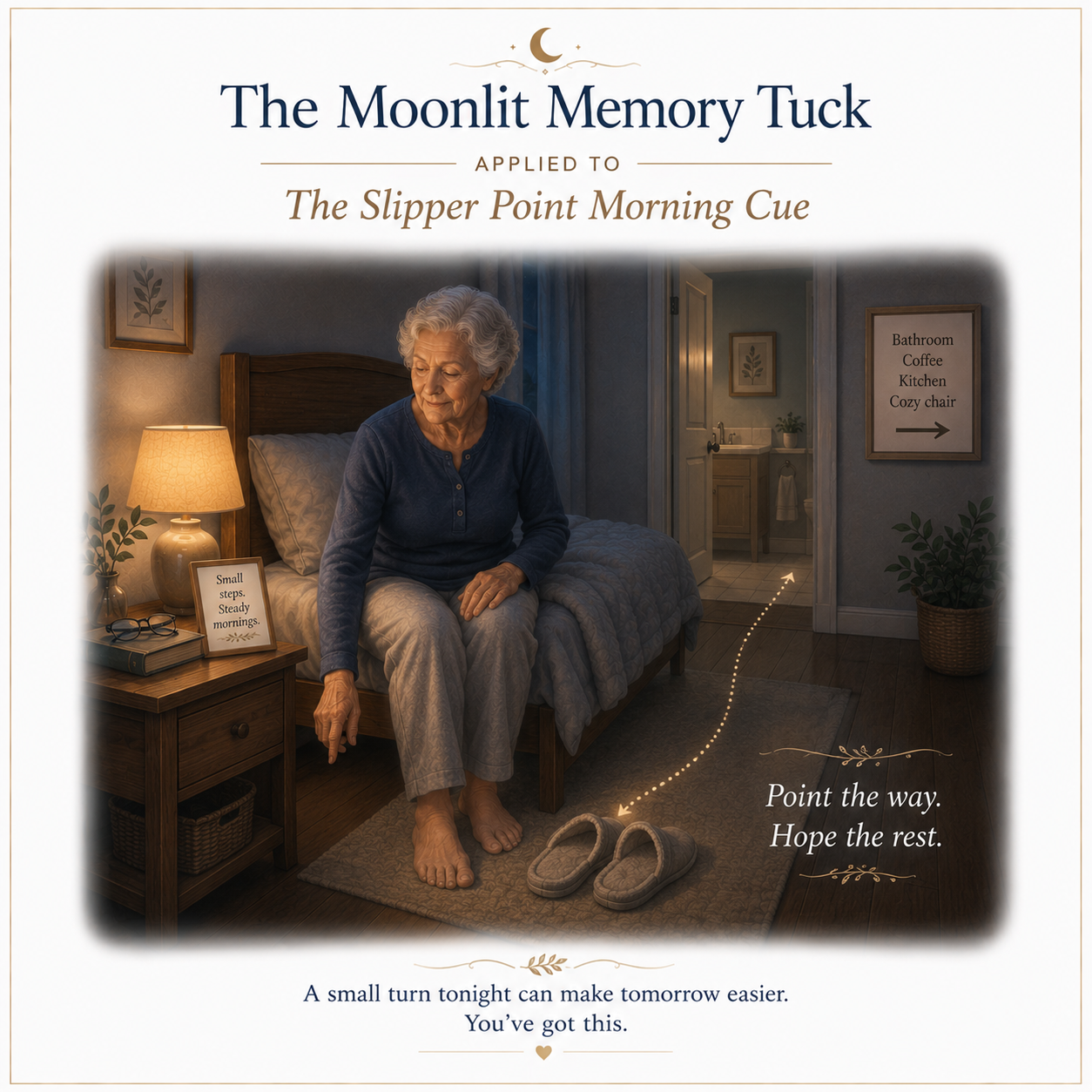 the nightstand memory reset: simple 30 second evening rituals for calmer sleep, clearer mornings, and more confident recall