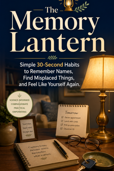 the memory lantern, simple 30 second habits to remember names, find misplaced things, and feel like yourself again