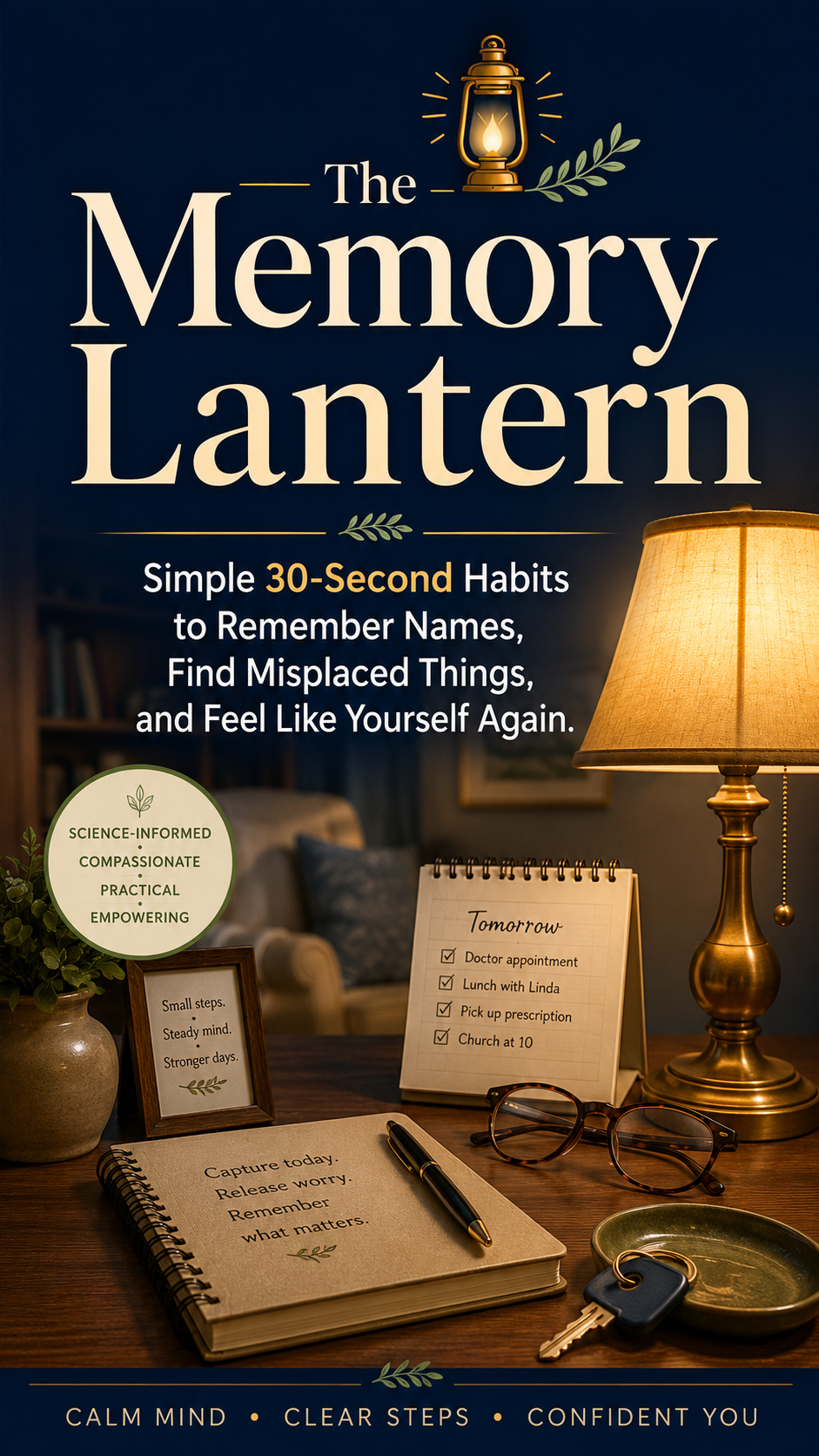 the memory lantern, simple 30 second habits to remember names, find misplaced things, and feel like yourself again